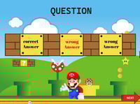 لعبة سوبر ماريو التفاعلية باللغة الإنجليزية - SUPE...