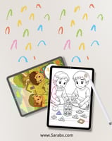 ملف تلوين أنا وأختي