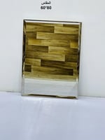 مراية اطار استيل فضي