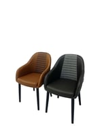 كرسي مفرد جلد فاخر 2 لون