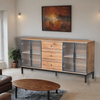 دولاب بوفية خشب مقاس 160