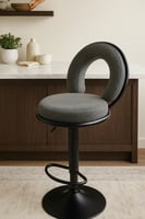 كرسي بار قماش كتان