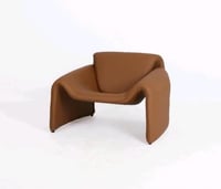 كرسي كنبة مفرد جلد 3 الوان