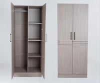 دولاب ملابس 2 باب 80*54*200