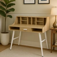 مكتب مدرسي لون بيج