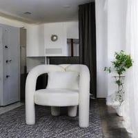 كراسي مفرد لون ابيض