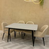 طاولة طعام بديل رخام 4 كراسي