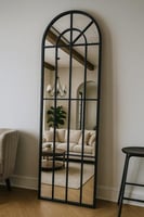 مراية اسود مخطط مقاس 180*60