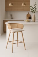 كرسي بار راتان