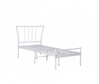 سرير حديد ابيض 190*90