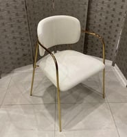 كرسي مفرد ذهبي