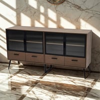 دولاب بوفية بني مقاس 160