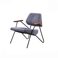 كرسي مفرد رمادي