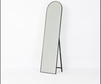 مراية لون اسود مقاس 160-40