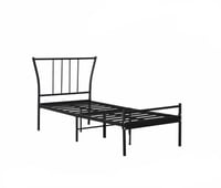 سرير حديد اسود 190*90