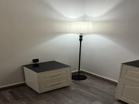 مصباح ارضي معدن اسود