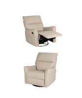 كرسي استرخاء هزاز جلد