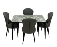 طاولة طعام 4 كراسي رخام