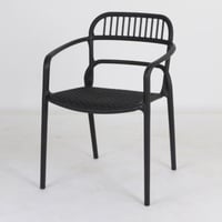 كرسي بلاستيك اسود