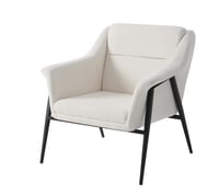 كرسي كنبة ابيض