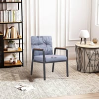 كرسي مفرد رمادي غامق