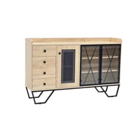 دولاب بوفية خشب مقاس 140