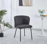 كرسي مفرد رصاصي