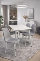 طاولة طعام سرميك 4 كراسي