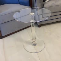 طاولة خدمة اكرلك دائري