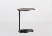 طاولة خدمة بني غامق