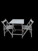 طاولة طعام حديد 2 كرسي