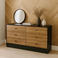 خزانة 6 ادراج خشب