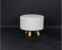 كرسي بف قاعدة خشب