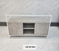 ركن قهوة رصاصي مع ابيض