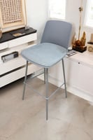 كرسي بار رمادي