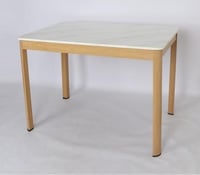 طاولة طعام مفرد بيج رخام 150*90*76