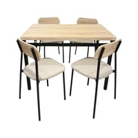 طاولة طعام خشب 4 كراسي