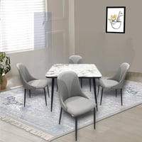 طاولة طعام رخام 4 كراسي