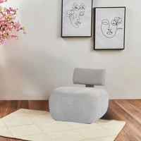 كرسي بوكليه مفرد رصاصي