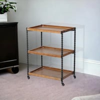 عربية تقديم خشب 3 دور