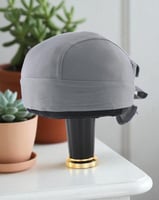 غطاء راس طبي ولراكبي الدراجات رمادي