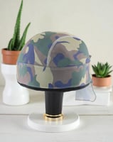 غطاء راس طبي ولراكبي الدراجات مموه اصفر