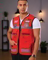 سترة مسعف الهلال الاحمر 26