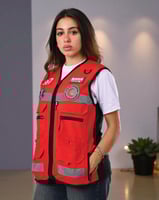 سترة مسعف الهلال الاحمر 26