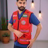 سترة مسعف الهلال الاحمر السعودي SAM