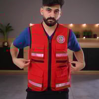 سترة مسعف الهلال الاحمر 25