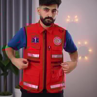 سترة مسعف الهلال الاحمر 25 مطورة