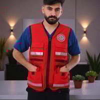 سترة مسعف الهلال الاحمر 25