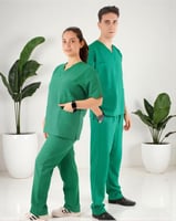 سكراب طبي تقليدي بنطلون وقميص