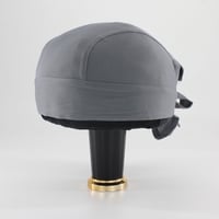 غطاء راس طبي ولراكبي الدراجات رمادي